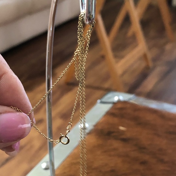 π 3 circle pendants 16β gold like chain - Picture 14 of 14